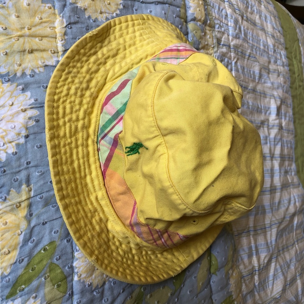 Yellow polo bucket hat🔆🧽 [open to negotiations]